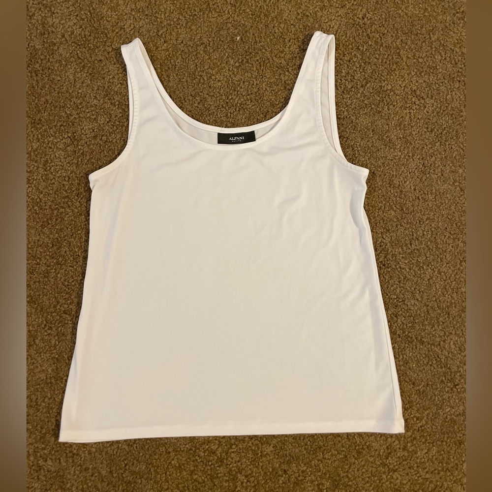 Alfani White Tank Top